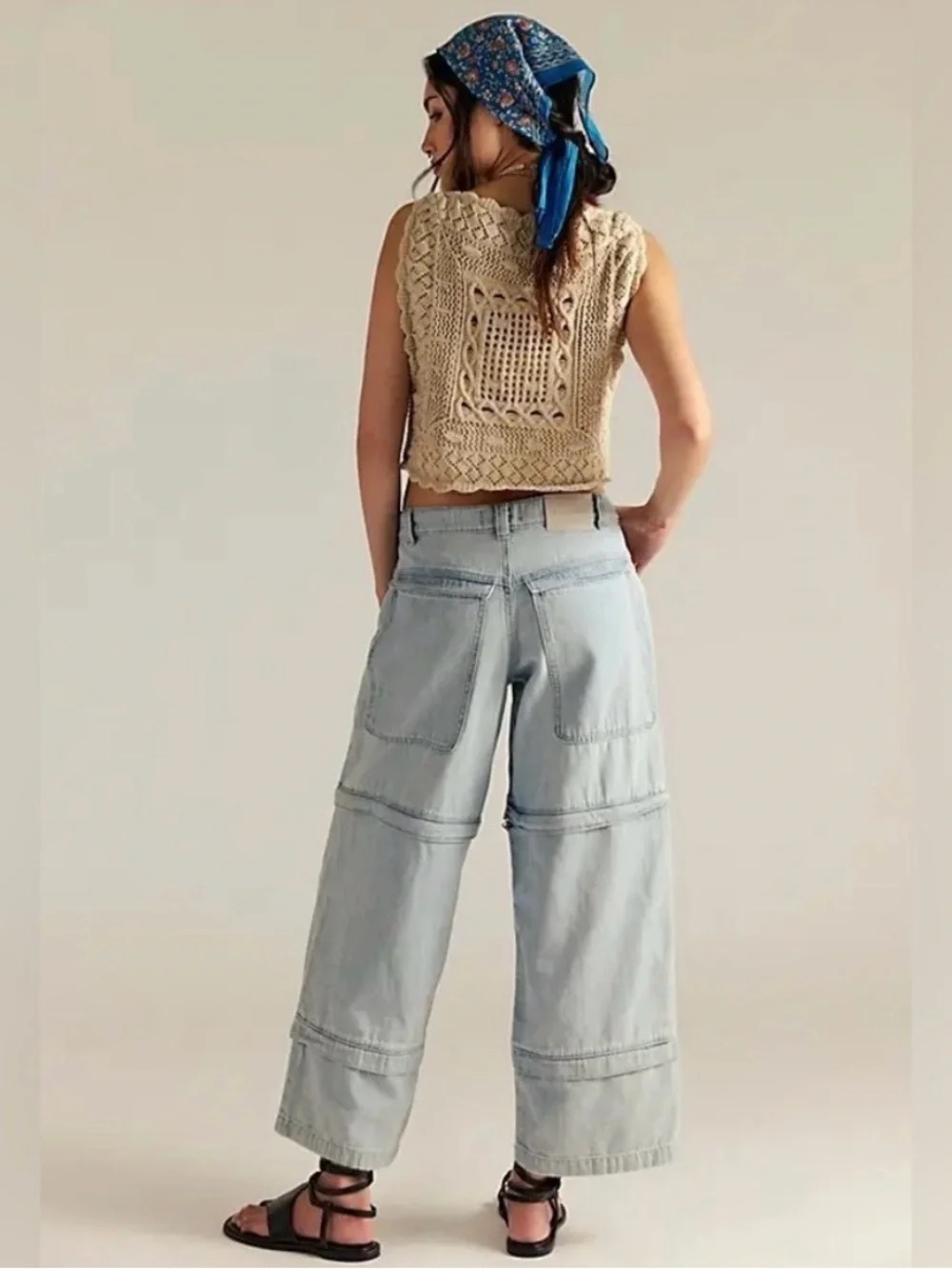 Free People/ We The Free Trailblazer Convertible Zip Jeans ~Circuit Size 31